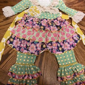 NWOT / Tutu and Lulu sz 3-4t girls outfit